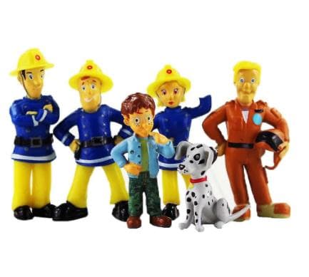 Brandmand Sam figurer, 12-pak