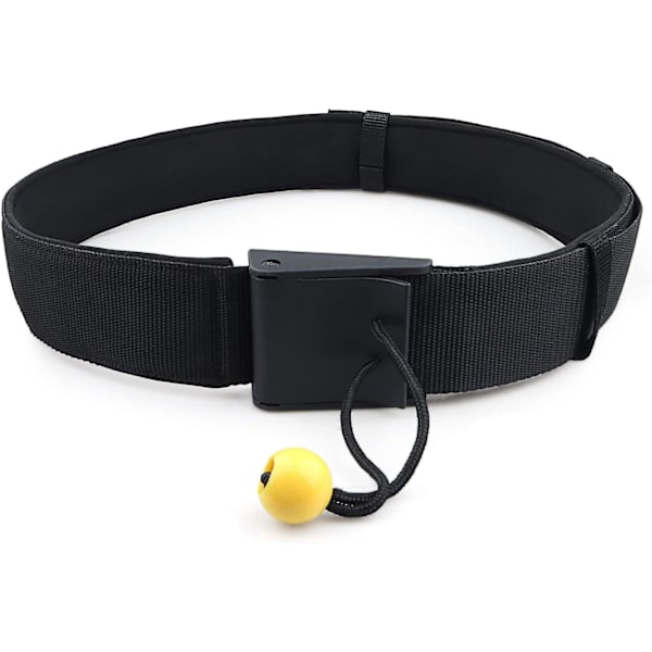 SUP Taljebælte, Bredt Justerbart Quick Release Taljebælte Rem Forbinder Surf Leash Til Stand Up Paddleboards Vandsports Sikkerhedsudstyr (1 stk. - Sort)