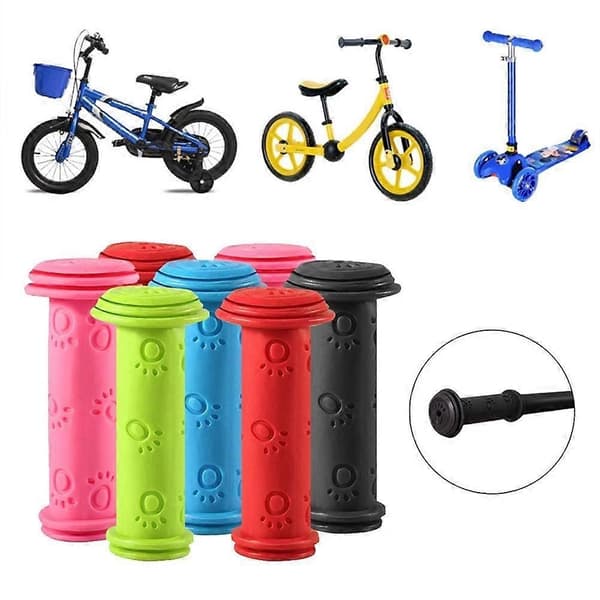 Red Handles Rubber Black Kids' Bikes Durable