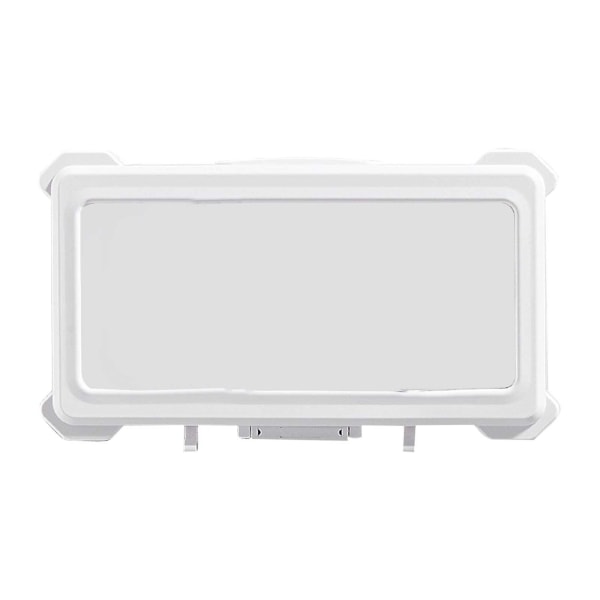 Väggmonterad förvaringshylla Hylla Mobiltelefon Vattentät förvaringsbox Organizer för kök Badrum T White