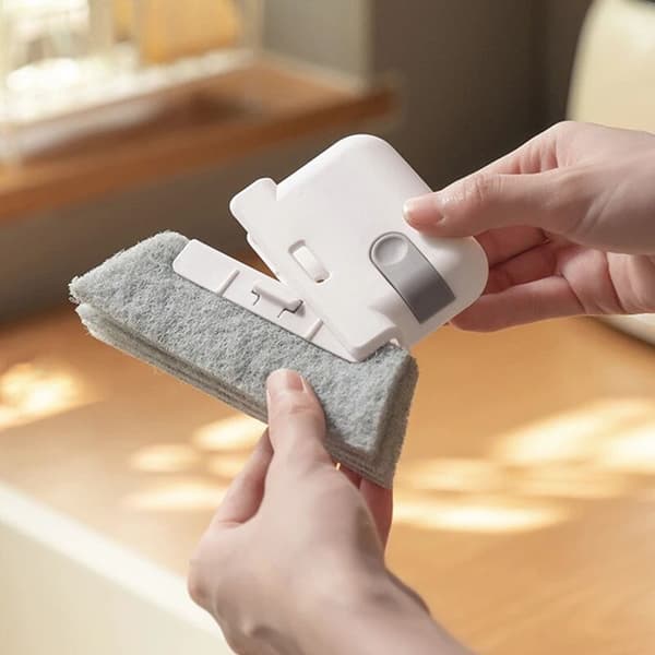 2-in-1 Track Cleaning Tool, Creative Window Cleaning Cloth, Window Cleaning Brush, Window Cleaning Brush, Random Colors
