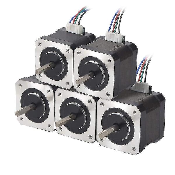 Pakke Nema 17 Stepmotor 45nm 1.5a 12v 39mm 4 Ledere 1m 1.8 Til 3d-printer{F3}