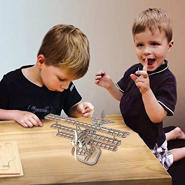 7 Sorter av DIY 3D Trädjur och Byggpusselspel Montering Leksaker Presenter Barn Vuxen Modell Kit Tg207Paris Tower