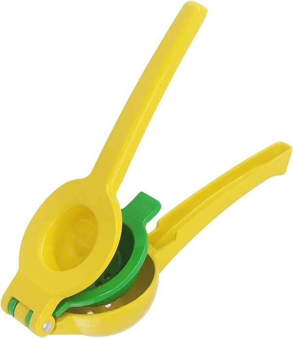 Manual Citrus Press Metal Hand Press Orange Lemon Squeezer Efficient Kitchen Tool 22.5 x 7.5cm
