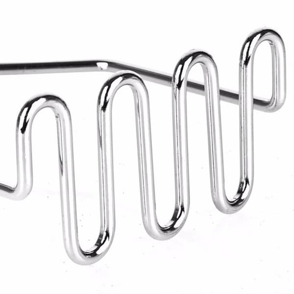 Stainless Steel Potato Masher with Wave Shape, Kitchen Utensil for Efficient Mashing