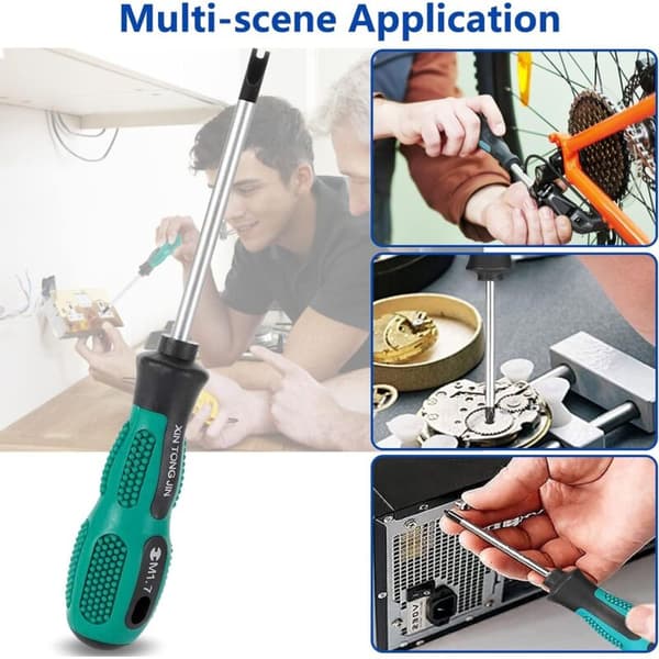 4-piece U-shaped screwdriver set, three-point screwdriver set, CRV U-shaped screwdriver, multi-functional precision screwdriver
