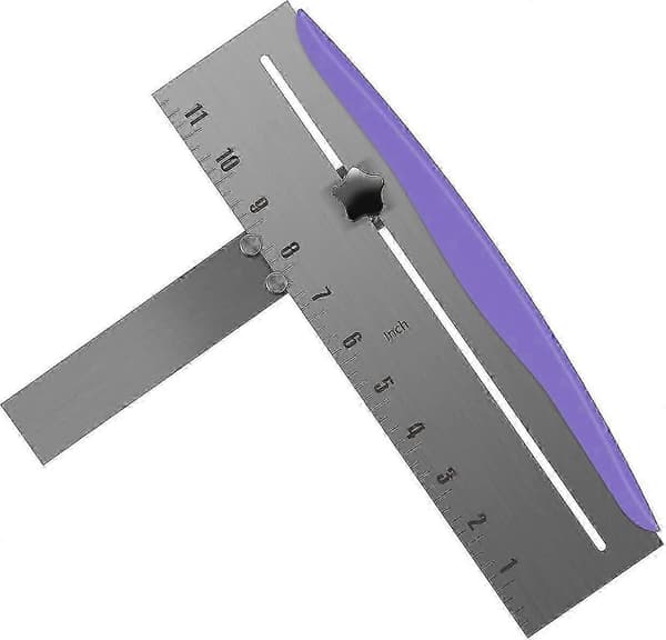 Cake Scraper, 12 Inch Stainless Steel Cake Smoother, Adjustable Cake Bench Scraper, Cake Icing Smoother