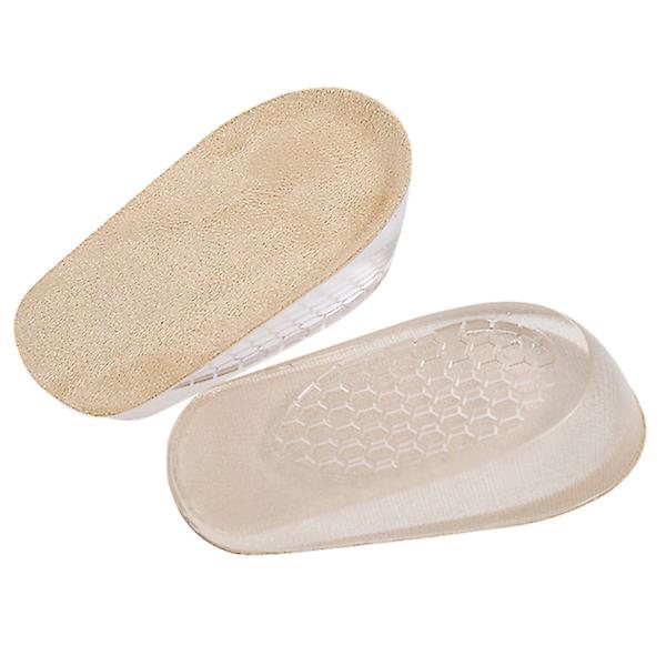 2 cm Höjdökande Halv Innersula Osynlig Absorberande Främre Innersula Skodyna Hälkudde Storlek L (aprikos) L 2CM