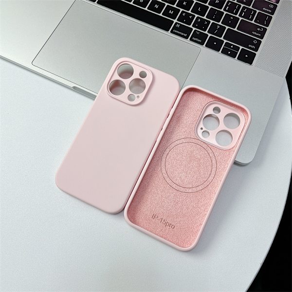Magnetic Case for iPhone 17, Compatible with MagSafe, Screen Protector + Camera Lens Protector, Shockproof Liquid Silicone Phone Case with Anti-Scratch