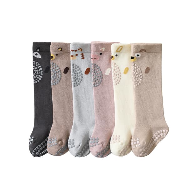 Rosa, lyseblå, M (1-3 år) 10-14cm 2 farvede babystrømper