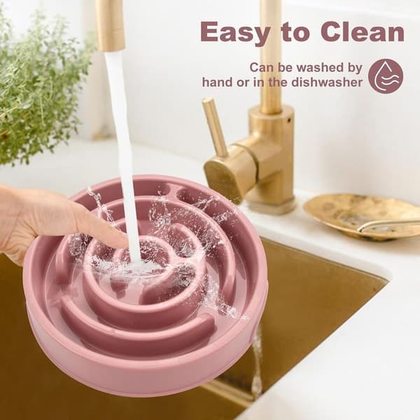 Slow Feeder Bowl for Medium Dogs and Cats