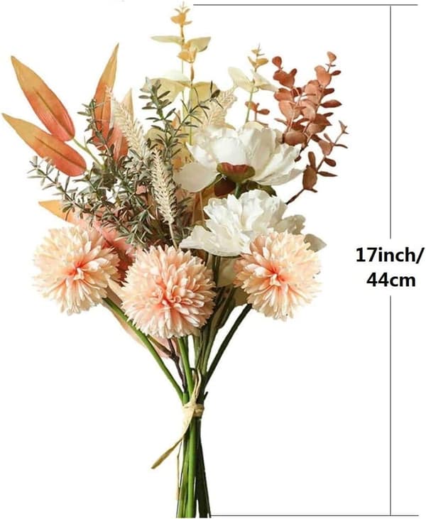 Artificial Flowers, Artificial Silk Plants, Dandelion Bouquets, Home and Wedding Decorations, Champagne