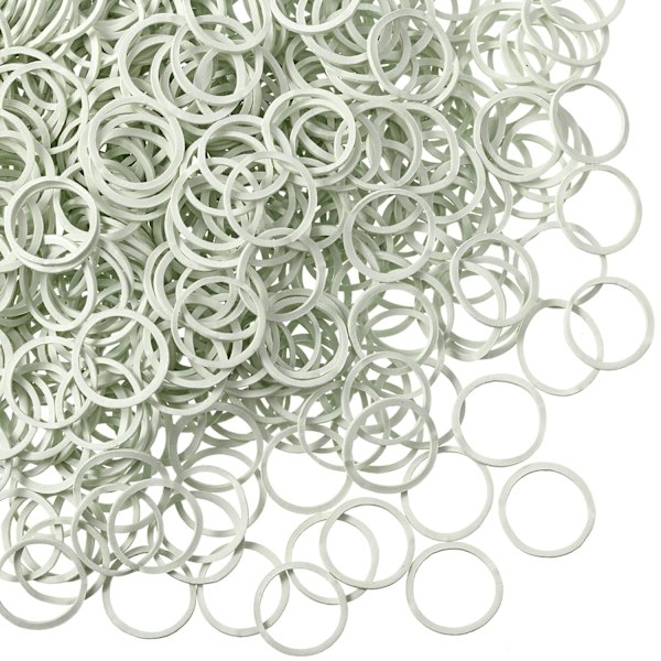 1000 stk Mini Elastikker Bløde Elastiske Bånd til Børne Hår Fletninger Hår Hvid White