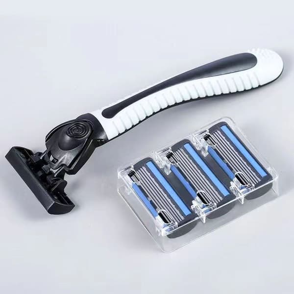 Barberblade til mænd, 6 blade, 12-pak