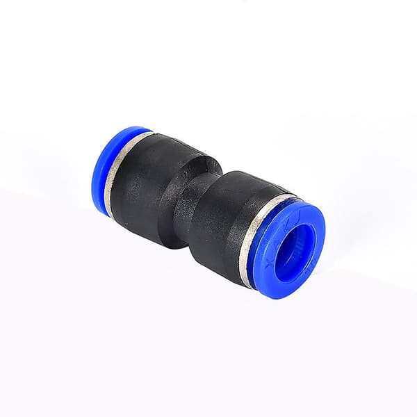 10 st blå 4 mm OD raka push-to-connect-kopplingar (PU-4)