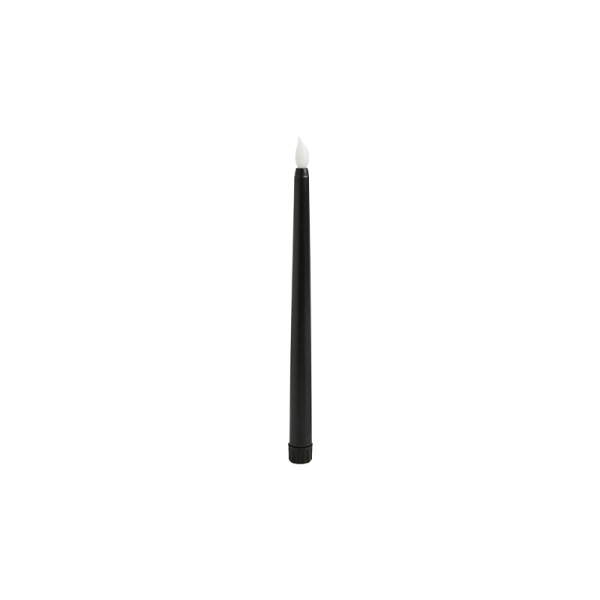 6 elektroniske stearinlys, LED-lys, sorte lys, Halloween-lys, Halloween-flammeløse lys, voksbatterier, c