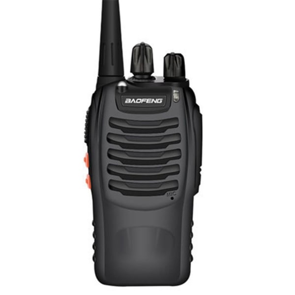 Trådløse kommunikationsradioer, regntæt langdistance genopladelig walkie talkie, højttalertelefoner med mikrofon, fjernbetjeningsindgang