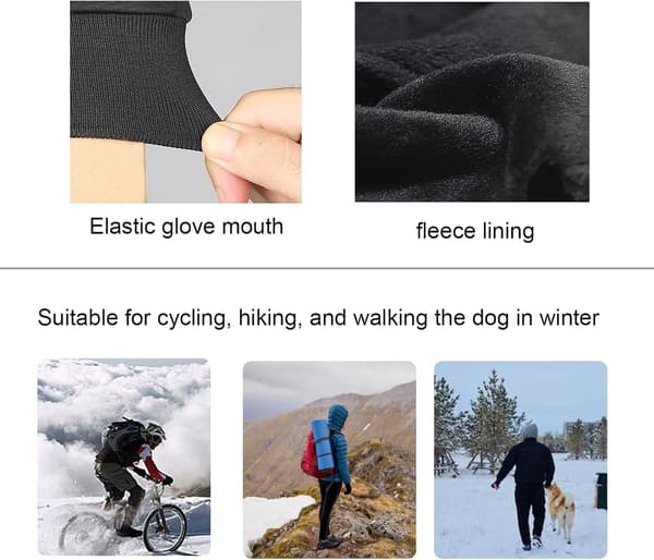 Vintercykelhandsker - Termiske handsker Vinter MTB-handsker til mænd