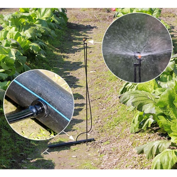 10 stk Justerbare Sprinklerhoveder Mikro Tåge Havevanding Dyser Mikro Vandings Drypper Dyser Vand Tåge Mikro Have Spray