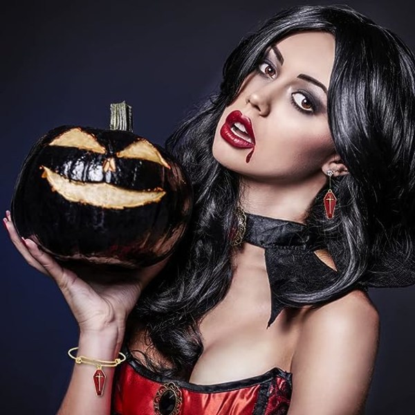 30 st Halloween Smyckesberlocker, Kors Kista Berlocker, Halloween Hängeberlocker Pläterad Emalj för Halloween Smyckestillverkning