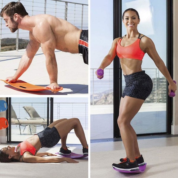 Balance Board, Twist Board, Ben Core Workout Balance Board för stabilitetsträning, vändträning, mage, armar, ben, balans