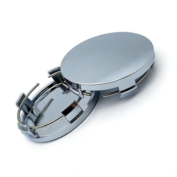 4-pak centerkapsler – hjulnavsemblem til bil sølv 60 mm (BT) Sølv 60mm Sølv Silver 60mm Silver