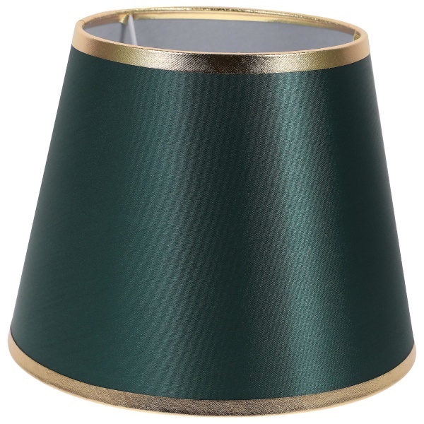 Lampe Skærm Lysdækning Udskiftning Lampe Skærm Husholdning Hotel Lampshade (e27) Mørkegrøn 22X22X17.5CM Dark Green 22X22X17.5CM