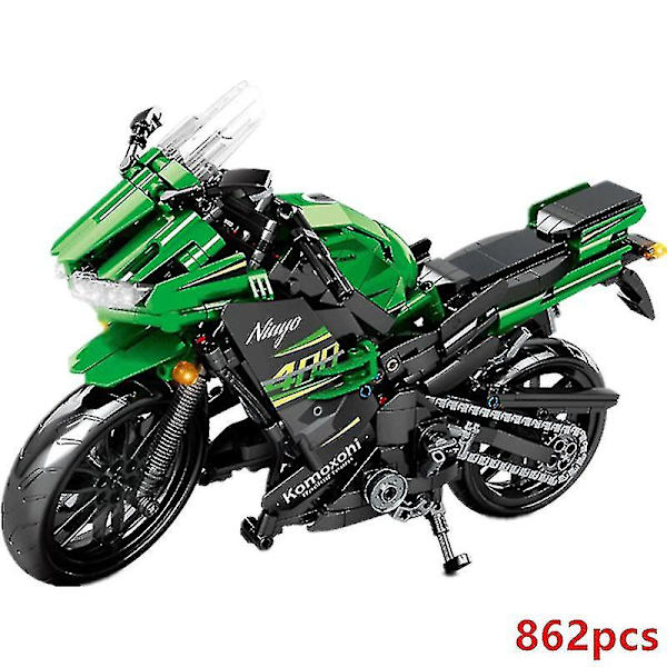 Moottoripyörä Motocross-pyörä Moottoripyörä V4 R Superauto Nopeuskilpailu Mok Auto Urheilu Rakennuspalikat Rakennuspalikat Sarja Kit ilman alkuperäistä laatikkoa 4