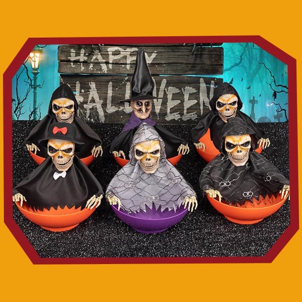 BHalloween Animoidu Scream-kallo Makeiskulho Liiketunnistimella ScreamB