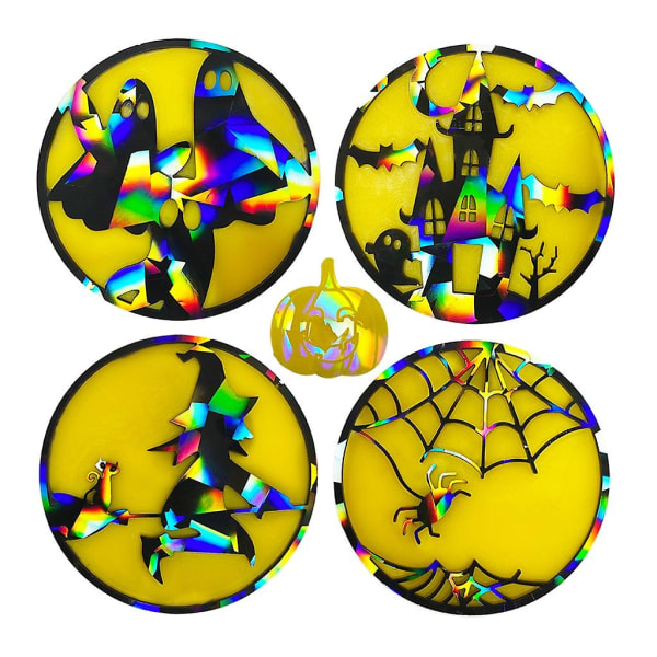 Blå Resin Mold Halloween Tema Kombinasjonskoppbrett Tallerkenmatte Epoxy Silikon MoldBlue