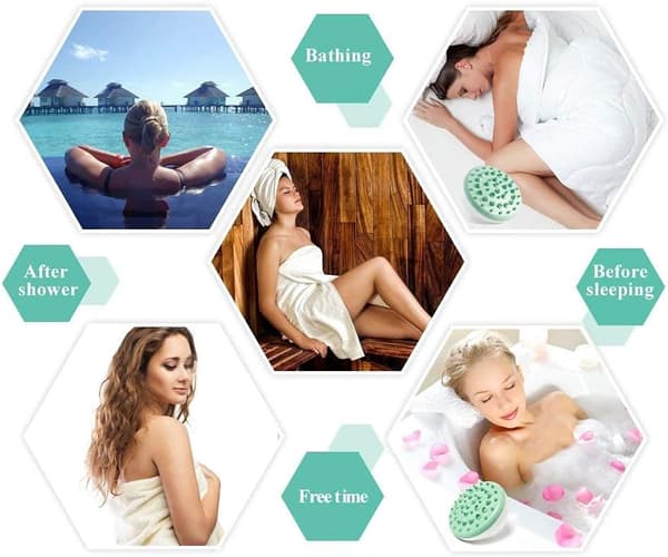 Kropsbørste Massager Anti Cellulite Slankende Afslappende Skrubbe Blød