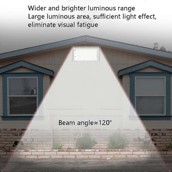 Waterproof LED Floodlight Outdoor Garden Lamp Construction Site Lighting Project Lamp, Specifications: 50W 50 Diodes (Warm White)