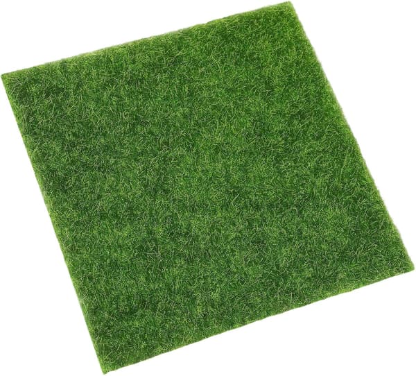 Artificial Moss Decorative Mat Green PVC Portable No Maintenance Needed Landscaping Decorative