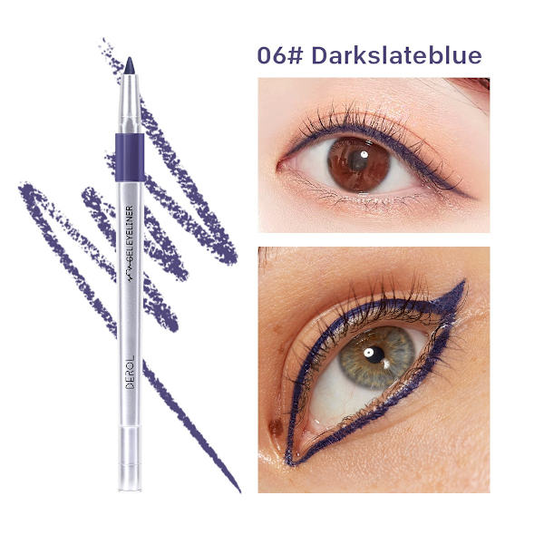 5 st Eyelinerpennor Långvarig Vattentät, Fem färger - Eyelinerpenna, Gel Eyeliner Makeup Pen Långvarig Hela Dagen