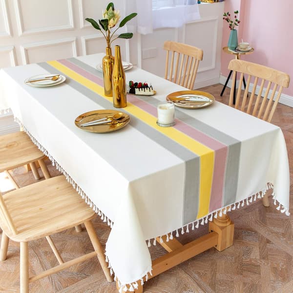 Rektangulär bordsduk Anti-fläck Elegant bordsduk Bordsduk