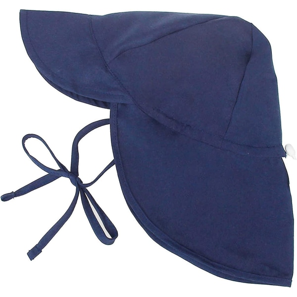 Solhatt for småbarn UPF 50+ Solhatt for smågutter Solbeskyttelse Solhatter for smågutter Sommerstrandhatt Gutt Jente Marineblå 9 18 måneder A Navy 9 18 Months