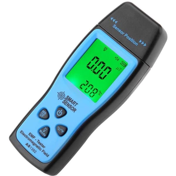 Electromagnetic Field Radiation Detector EMF Tester Digital EMF Detector Electromagnetic Radiometer with LCD Backlight