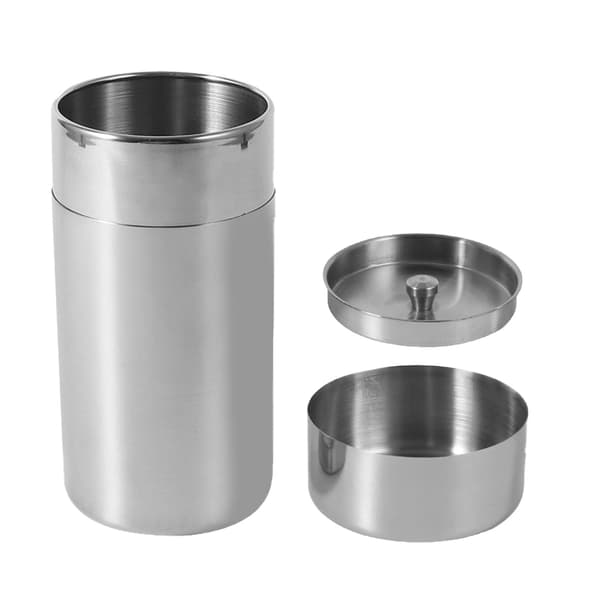 Tekannor i rostfritt stål, burkar för hemköket för förvaring av te, kaffe, socker (L)
