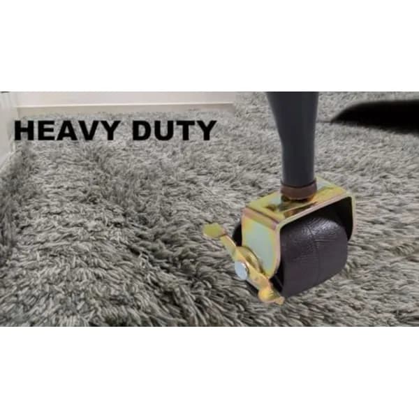 Metal Bed Frame Wheels, Heavy Duty, with Lock, 4-Pack