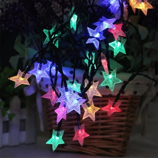 39 fot 100 LED Julelys - Juletrelys - 8 Moduser Utendørs Vanntette Julelys med Plugg