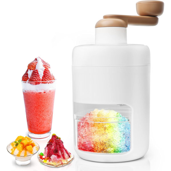 Rakade ismaskiner och snökonsmaskin - Bärbar iskross och rakad ismaskin med iskubsbrickor - BPA-fri