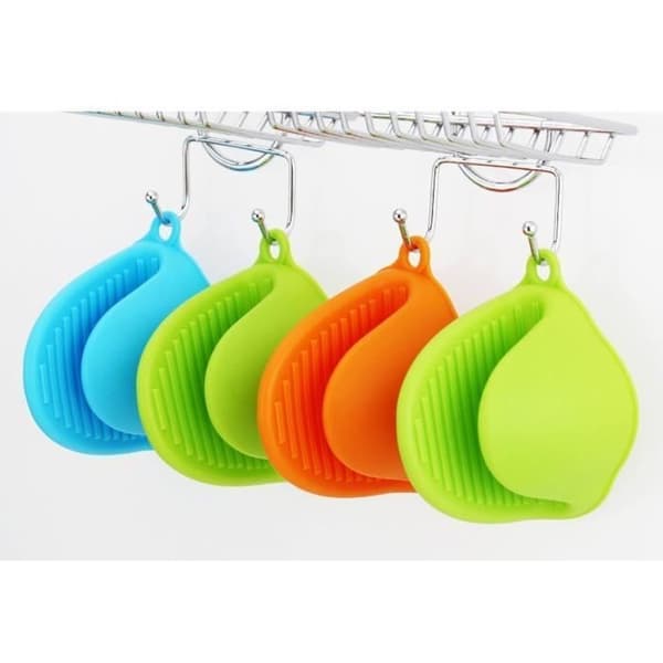 LCC® Silicone Gloves - Non-Slip Strips - Insulated Plate Holders - Kitchen