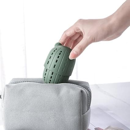 6 stk reise kosmetisk arrangør puff etui kosmetisk egg oppbevaring