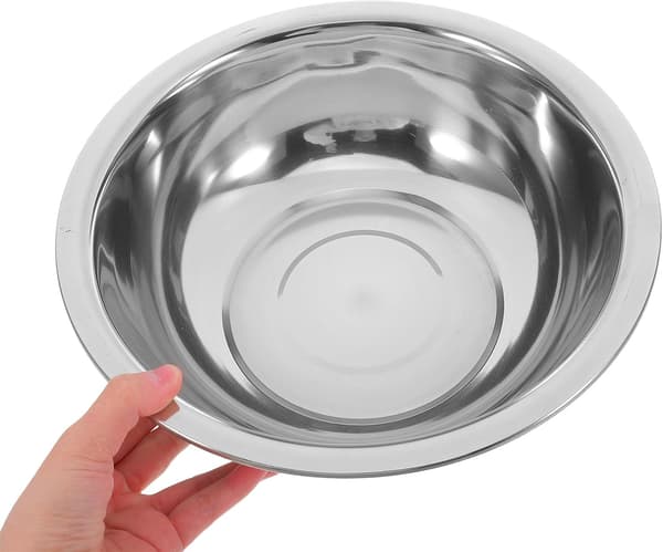 Fodbadekar i rustfrit stål 29 cm stort vaskefad, multifunktionel vaskebalje, fodbadekar