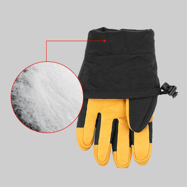 Skidhandskar - Vattentäta Andningsbara Snowboardhandskar, 3M Isolerad Varma Vinterhandskar, Passar Både Män & Kvinnor (XL)