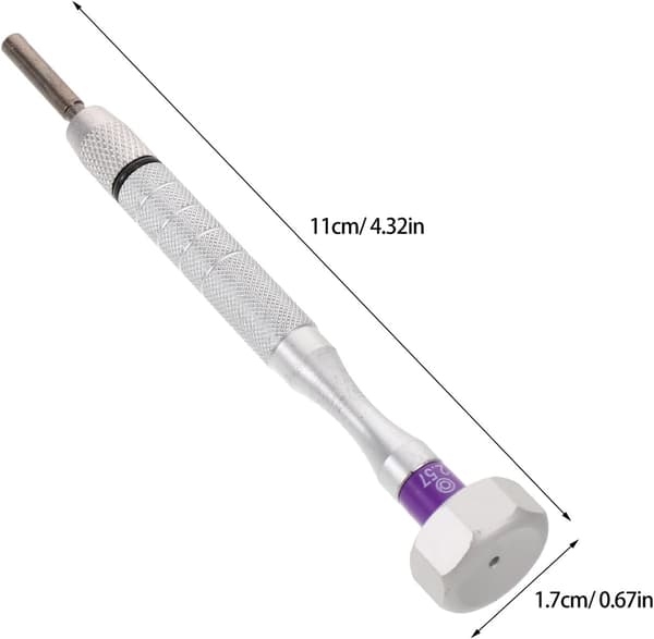 Eyeglass Repair Tool Kit 2.57 Hex Socket Screwdriver with Handle