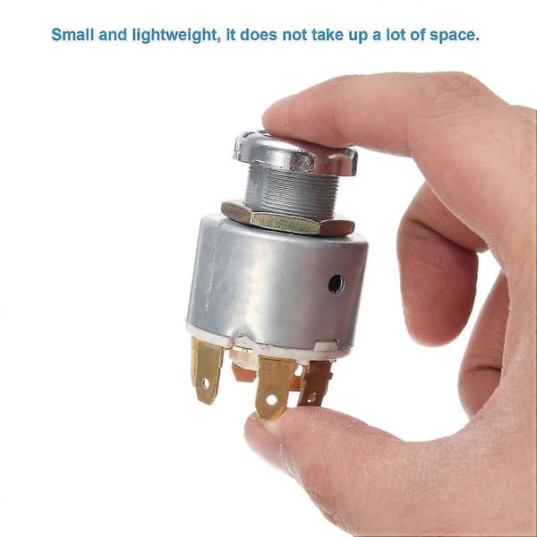 12V Ignition Switch Universal Engine Start Switch Ignition Lock Car Ignition Coil With 2 Keys For Car Motorcycle Boat