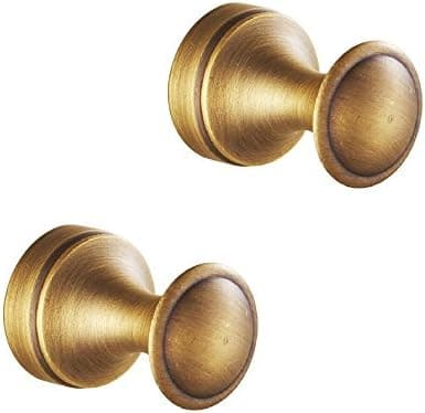 4,2x2,8 cm Retro Messingkroge 2-pak Antik Bronze