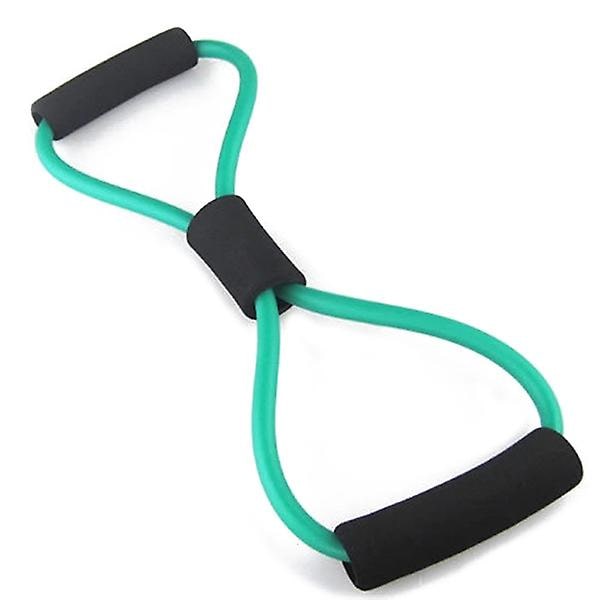 Bröstexpander Motståndsband 8-formad Träningsrem För Hemmaträning Fitness (grön)Grön