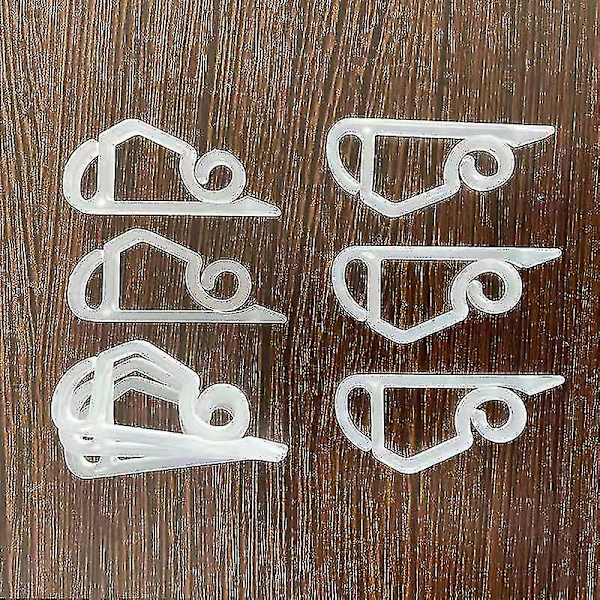 Julelys Klips Takrenne Kroker For Utendørs Lys Plast Henger Utenfor Lysstreng Klips Vanntett Jule Takrenne Henger Holder For X